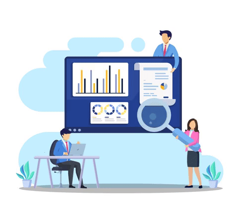 Financial services illustration
